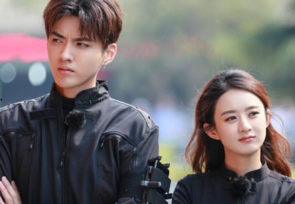 吴亦凡赵丽颖图片,浪漫邂逅引期待